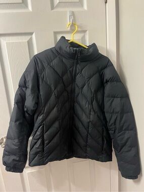 Sorel Black Quilted Puffer Jacket Women’s XL Insulated Winter Coat Premium Zip